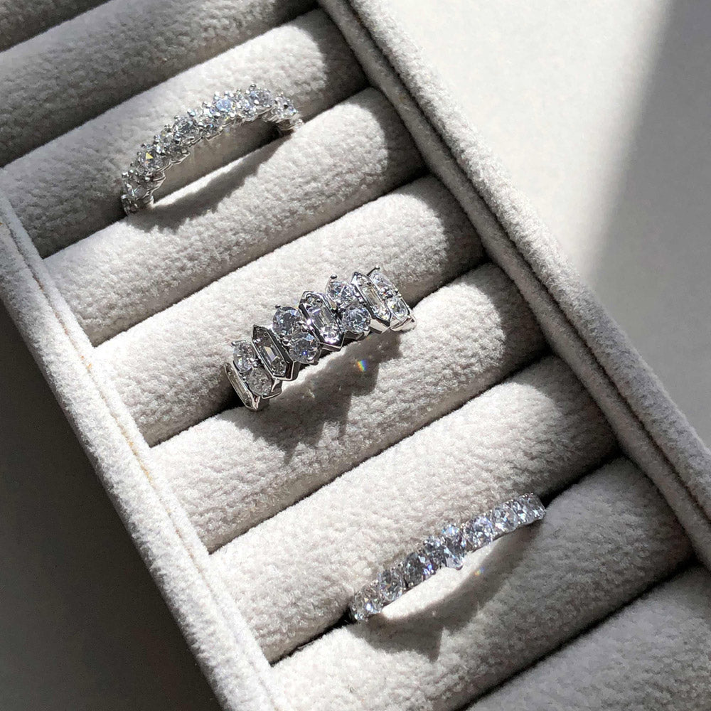 Solitaire 0.25ct Heart CZ Ring in Sterling Silver