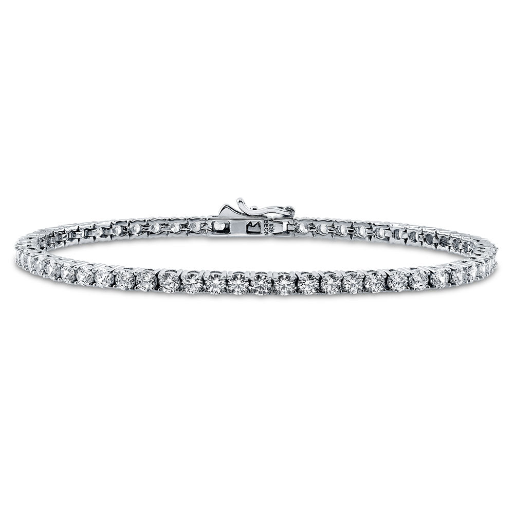 CZ Statement Tennis Bracelet in Sterling Silver