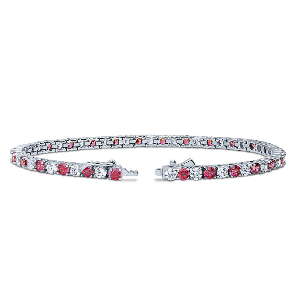CZ Statement Tennis Bracelet in Sterling Silver