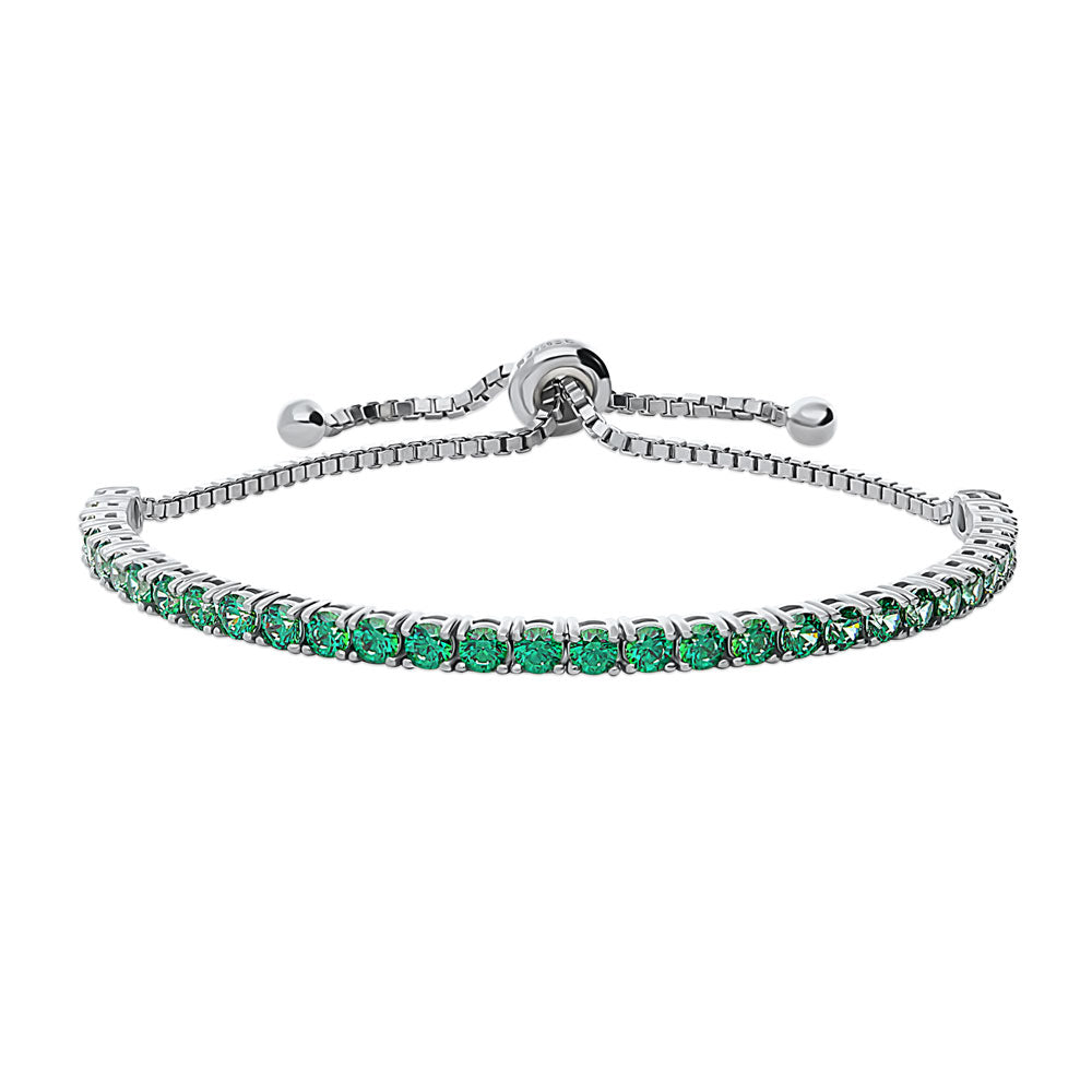 CZ Statement Tennis Bracelet in Sterling Silver