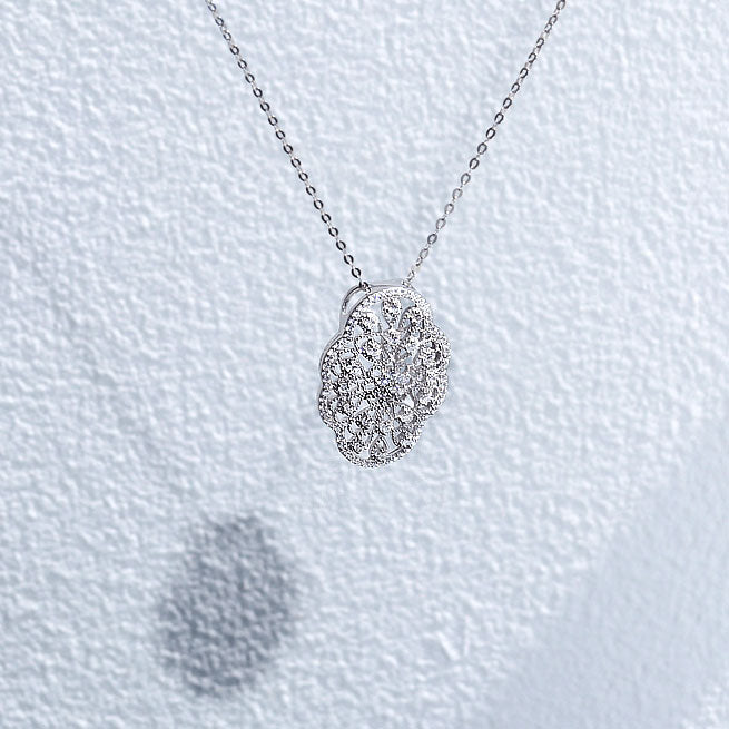 Flower Milgrain Art Deco Filigree CZ Set in Sterling Silver