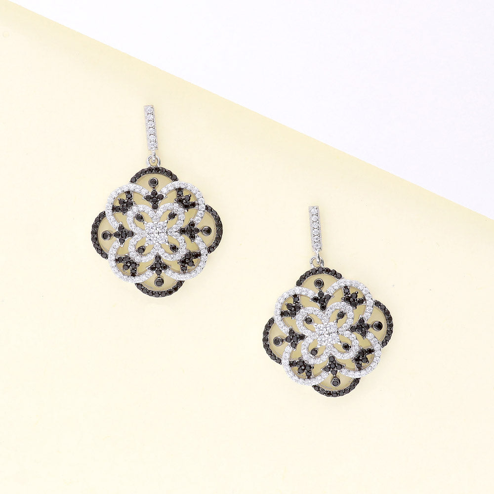 Image Contain: Flower Dangle Earrings