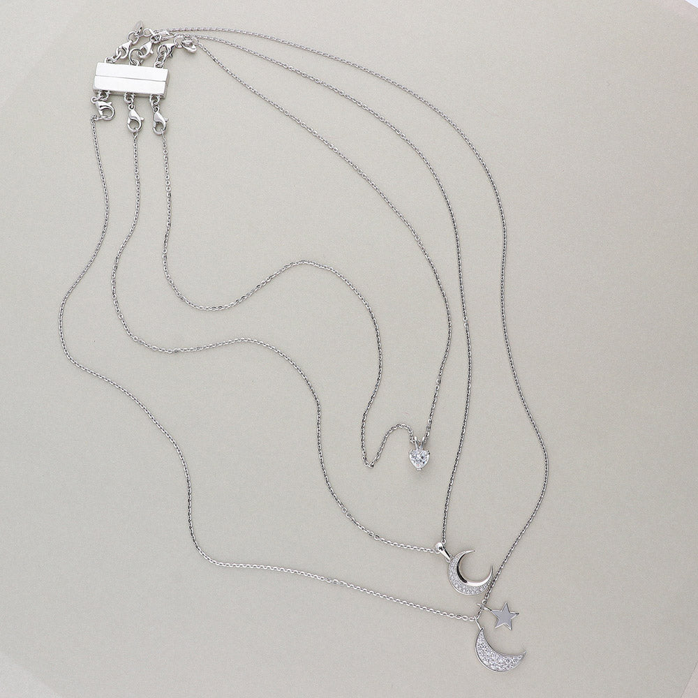 Triple Necklace Layering Clasp, 2-Piece