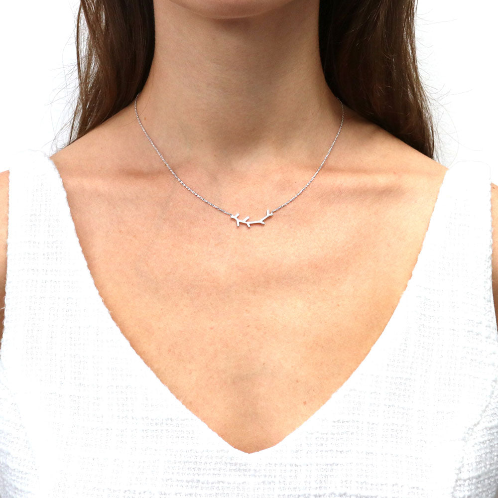 Pendant Necklace in Sterling Silver