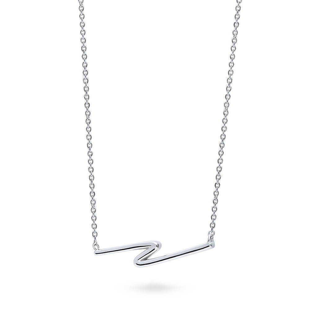 Angle view of Pendant Necklace in Sterling Silver, 5 of 6