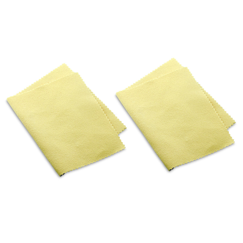 Silver Jewelry Polishing Cloth Large Size 7.5" x 5", 2-Piece