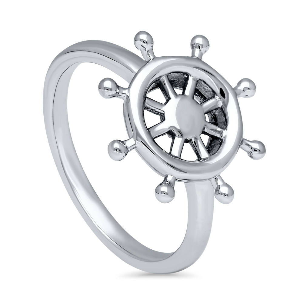Helm Ring in Sterling Silver
