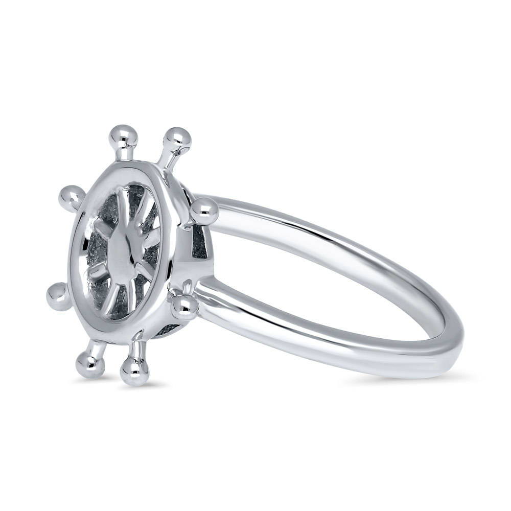 Helm Ring in Sterling Silver