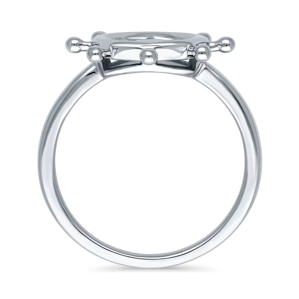 Helm Ring in Sterling Silver