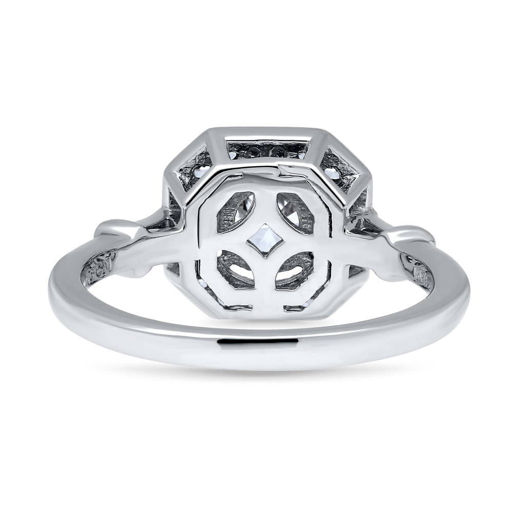 Art Deco CZ Ring in Sterling Silver