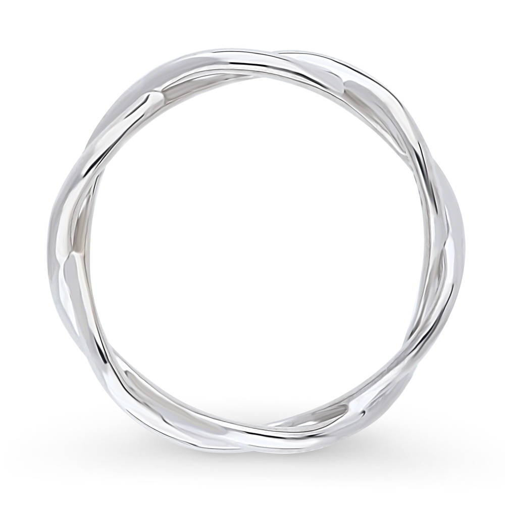 Woven Band in Sterling Silver