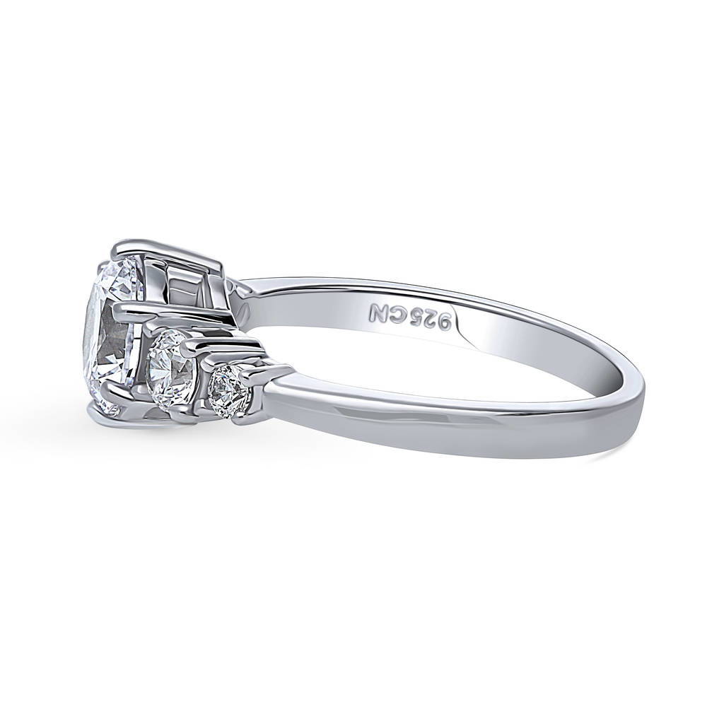 5-Stone CZ Ring in Sterling Silver