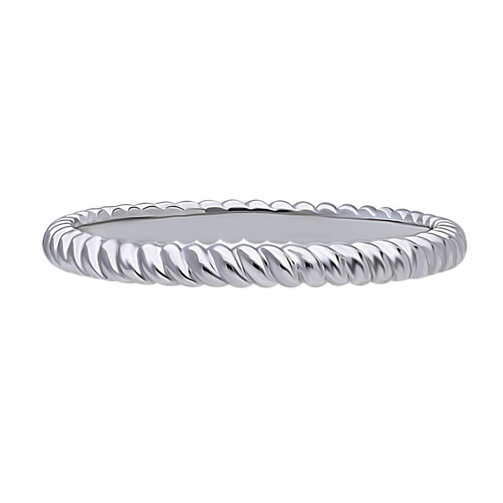 Woven Band in Sterling Silver