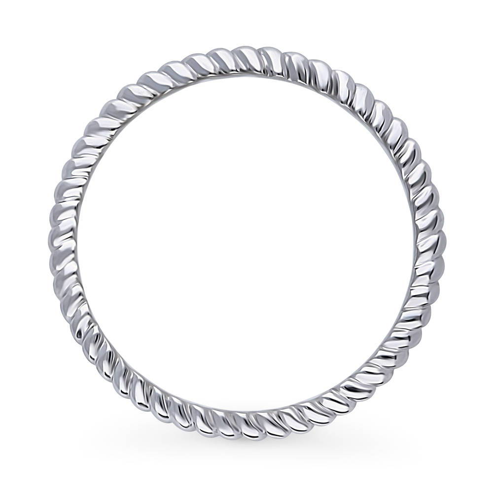 Woven Band in Sterling Silver