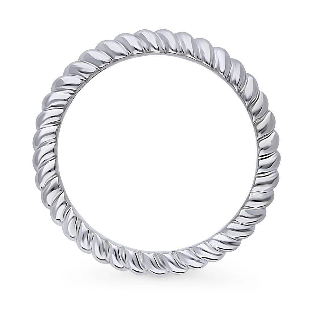 Woven Band in Sterling Silver