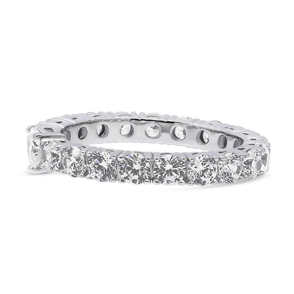 Solitaire 0.25ct Heart CZ Ring in Sterling Silver