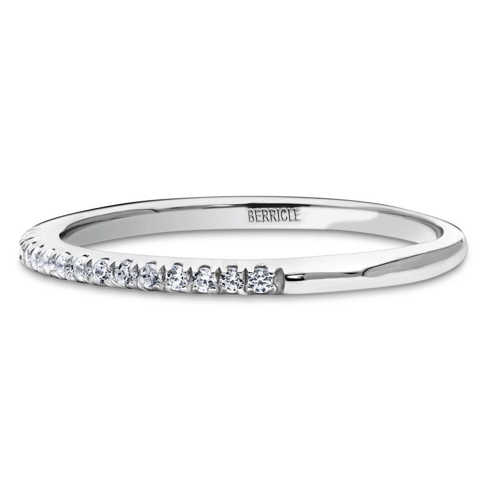 Pave CZ Eternity Ring in Sterling Silver