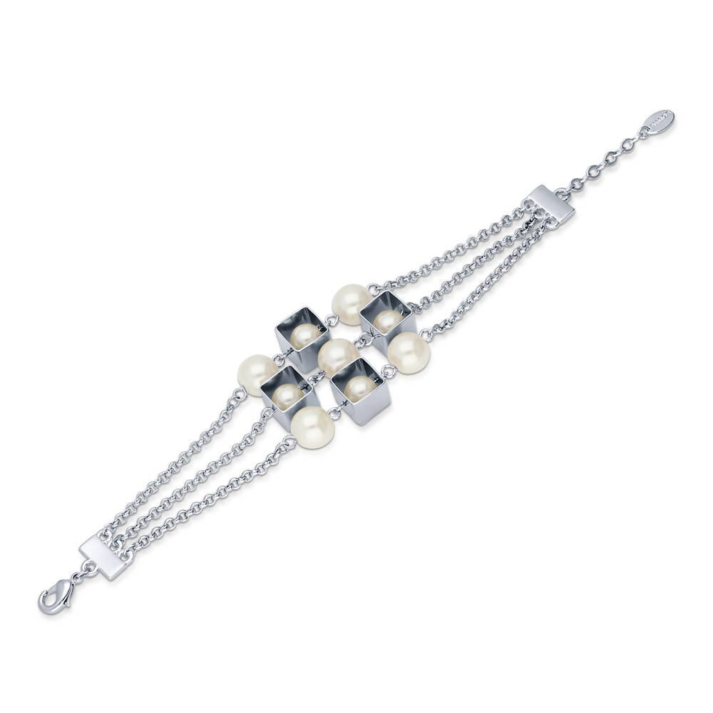 Imitation Pearl Chain Bracelet