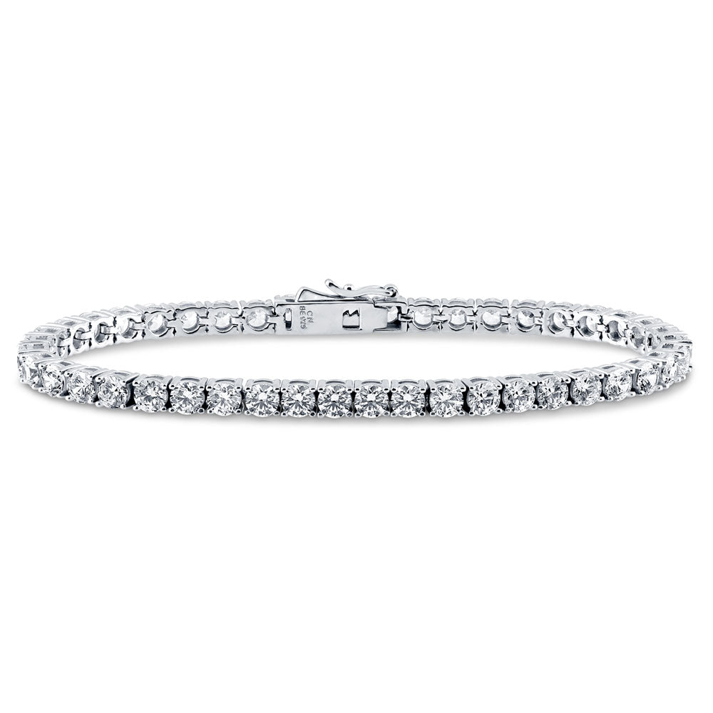 CZ Tennis Bracelet in Sterling Silver, 3 of 11