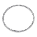 Alternate view of Flexible CZ Bangle in Sterling Silver, 2.5mm / 7 inch