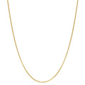 Italian Layered Rolo Chain Necklace in Sterling Silver, 3-Piece, Yellow Gold Flashed / 16-20 inch