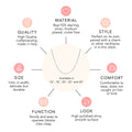 Italian Layered Rolo Chain Necklace in Sterling Silver, 3-Piece, Rhodium Plated / 16-20 inch