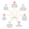 Italian Layered Rolo Chain Necklace in Sterling Silver, 3-Piece, Rose Gold Flashed / 16-20 inch