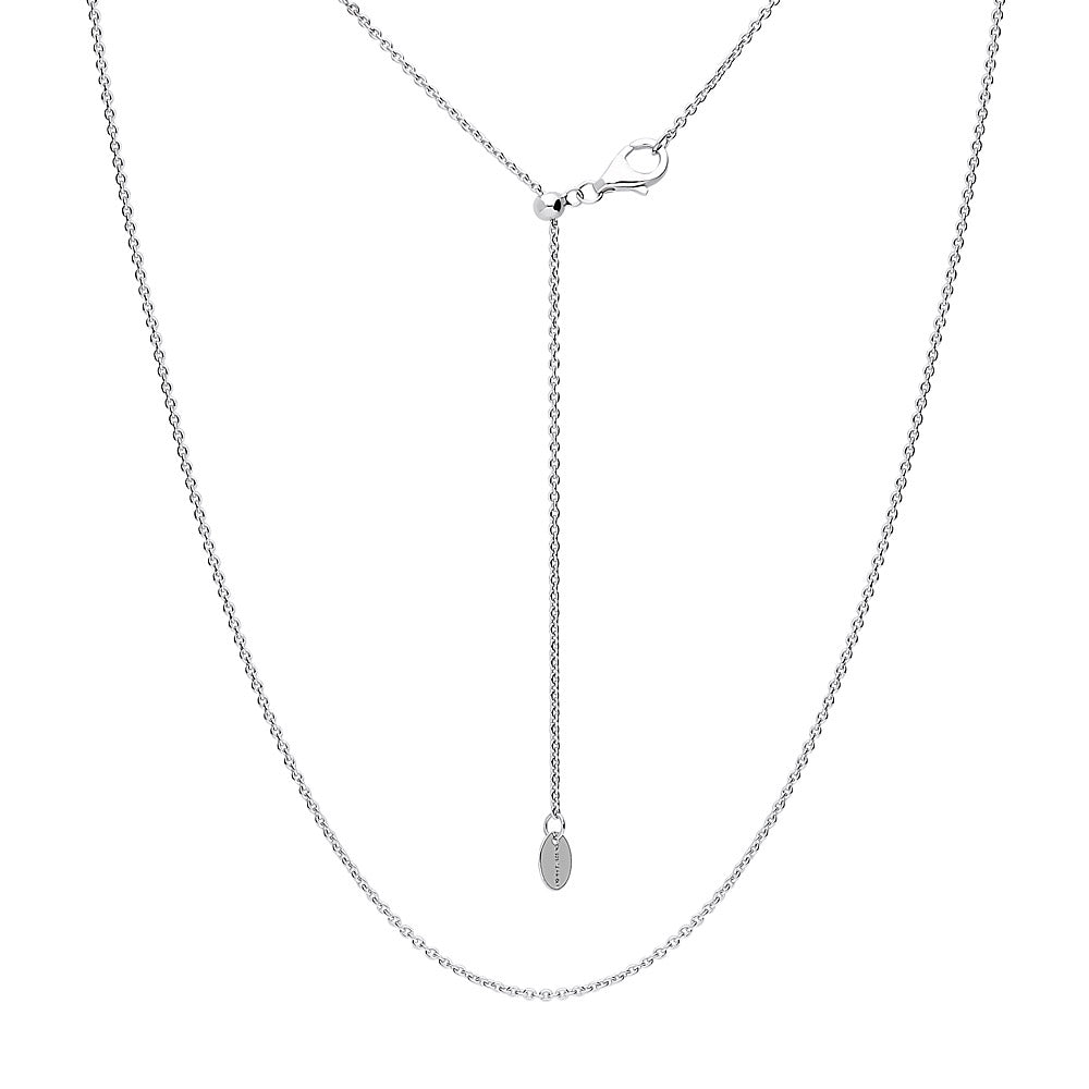 Adjustable Slider Rolo Chain Necklace in Sterling Silver, 2-Piece, 4 of 12