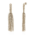Fringe Earrings, Bronze-Tone