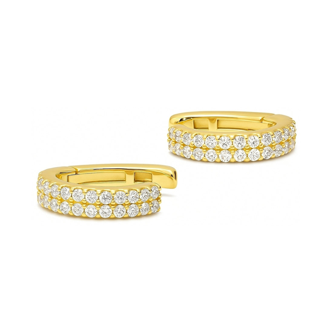 CZ Ear Cuff Cartilage Earrings in Sterling Silver