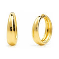Dome Small Hoop Earrings Set in Sterling Silver 0.6-1 inch, 3-Pairs Style 2