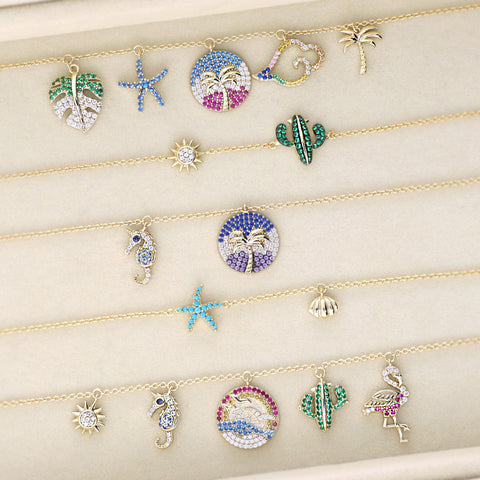 Chain &amp; Charm Bracelets