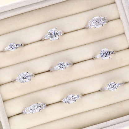Solitaire 1ct CZ Ring in Sterling Silver