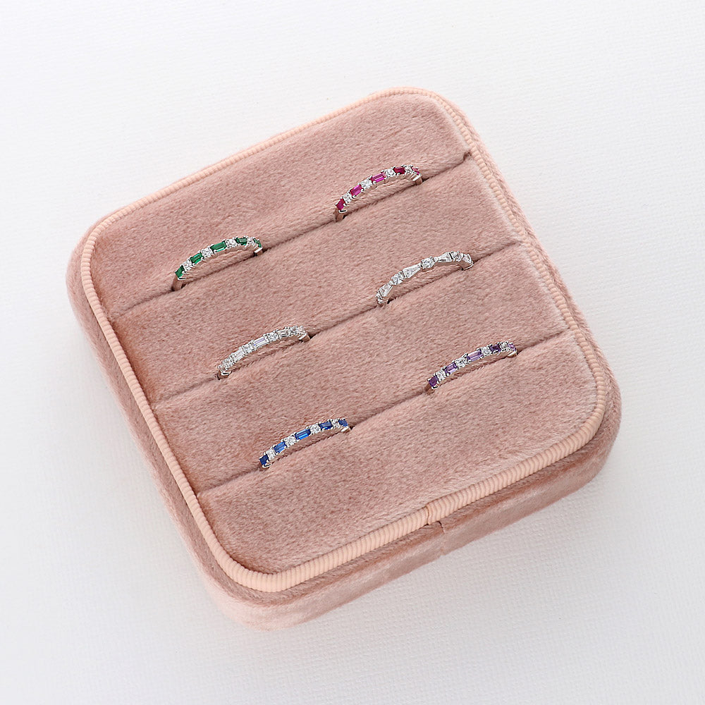 Image Contain: Art Deco Half Eternity Ring