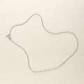 Flatlay view of Italian Layered Rolo Chain Necklace in Sterling Silver, 3-Piece, Rose Gold Flashed / 16-20 inch