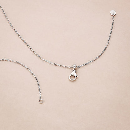 Adjustable Slider Rolo Chain Necklace in Sterling Silver, 2-Piece