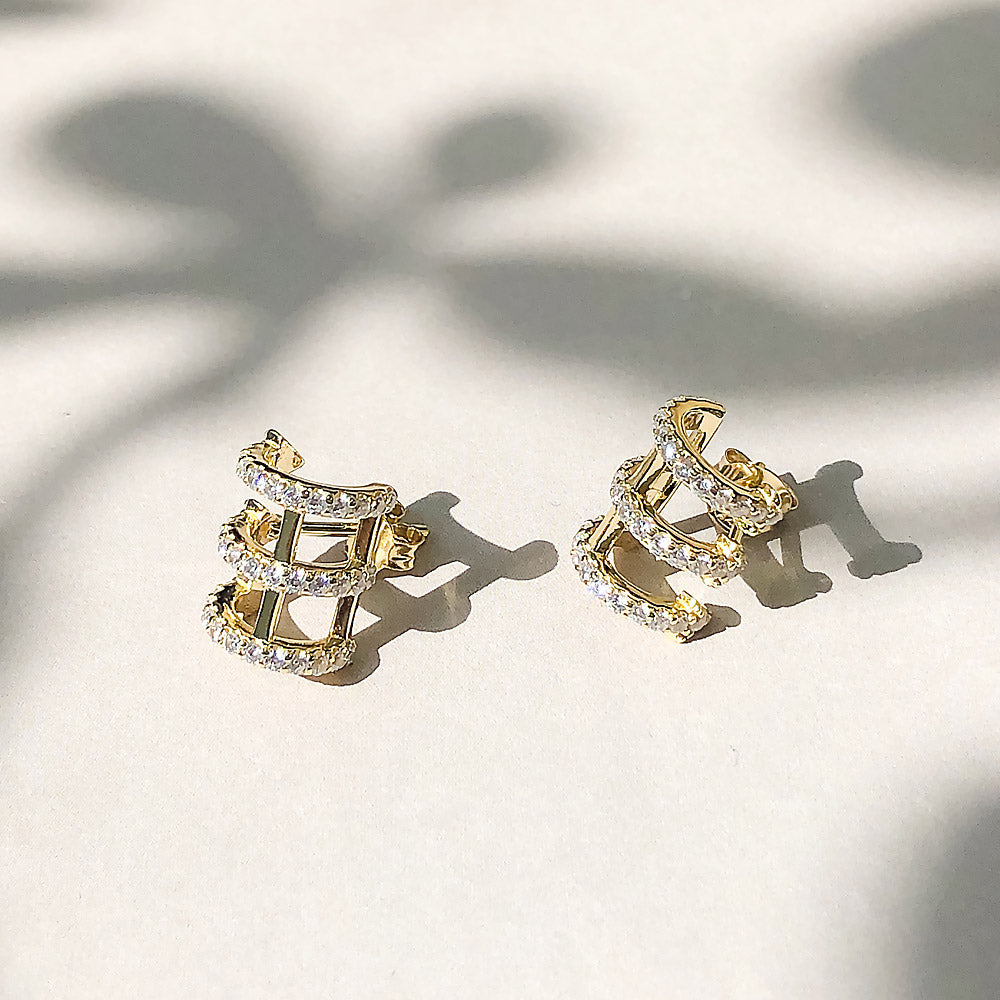 Bar Stud Earrings