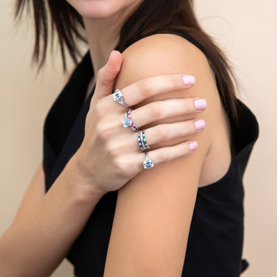 Cubic Zirconia Rings