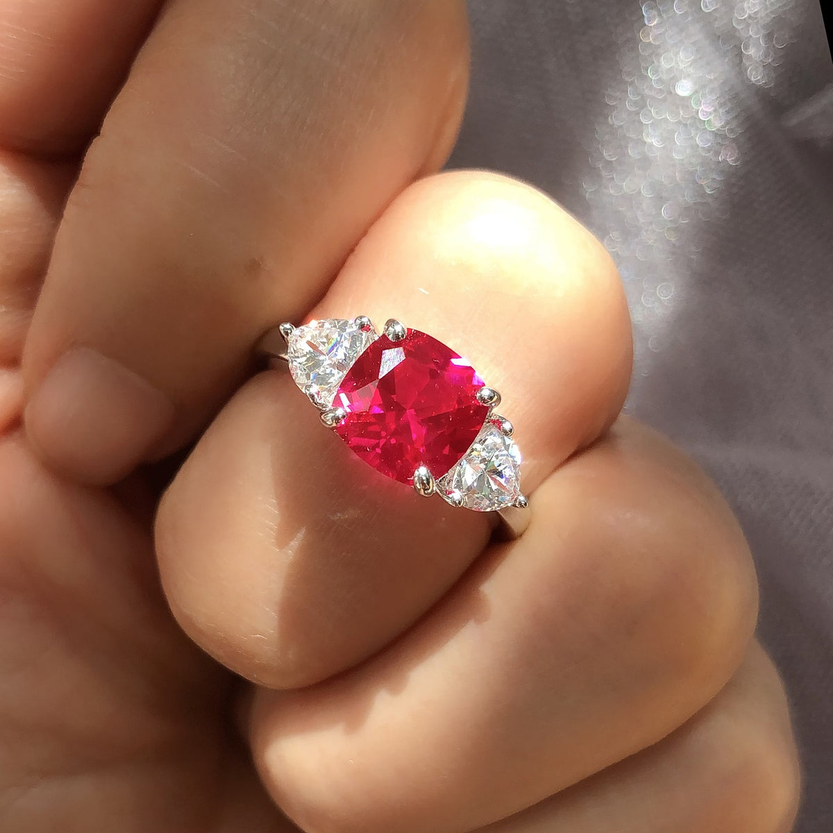 3-Stone Ring Style R681