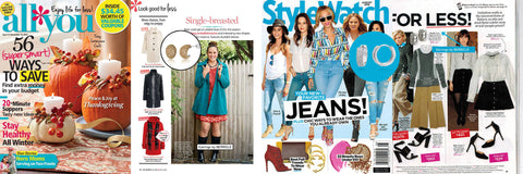 Berricle earrings featured on ALL YOU and StyleWatch Magazine
