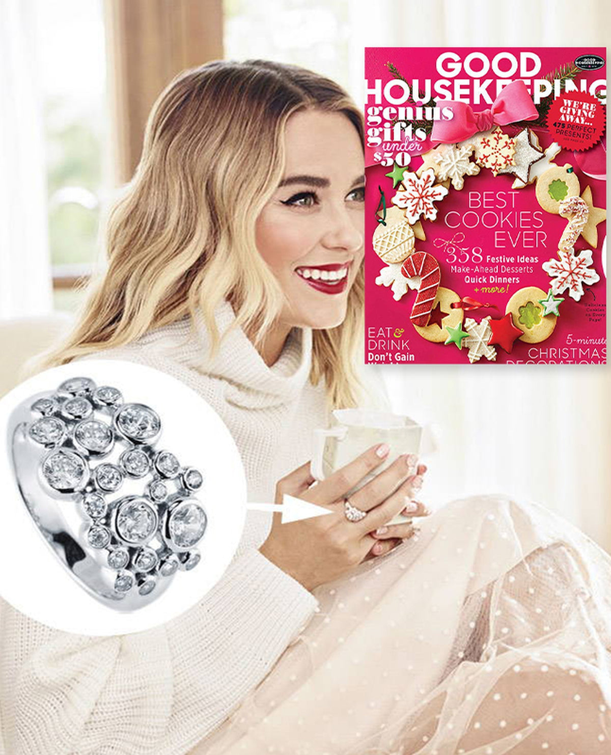 BERRICLE Bubble Ring Style R777 Featured in Good Housekeeping Magazine