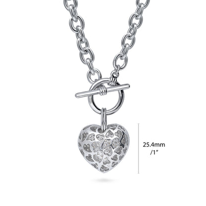 Heart CZ Necklace Earrings and Bracelet Set