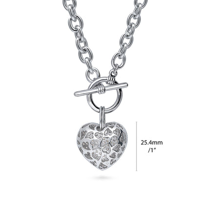 Heart CZ Necklace Earrings and Bracelet Set