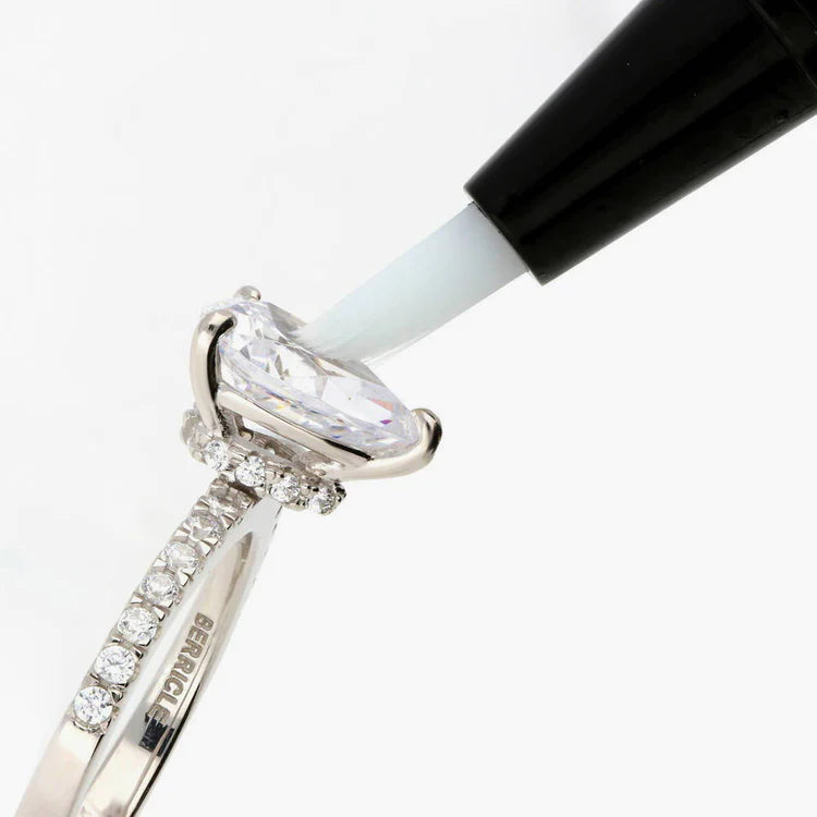 Diamond Cubic Zirconia Jewelry Cleaning Stick Pen. Safe & Effective: the high-performance formula is designed to remove the built-up impurities on cubic zirconia and diamonds and restore the original brilliance instantly.