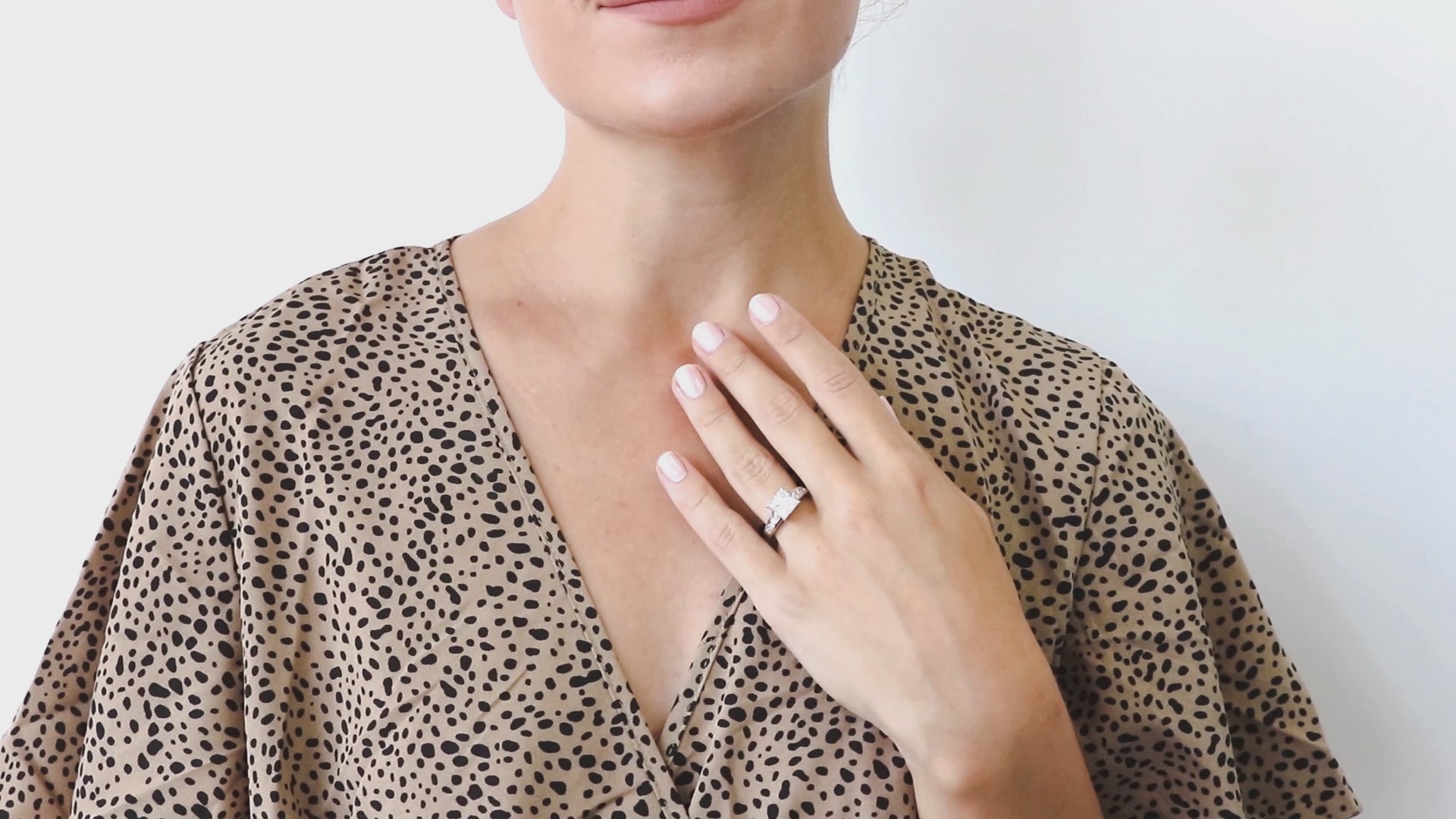 Video Contains Solitaire 3ct Princess CZ Ring in Sterling Silver. Style Number R1522-01