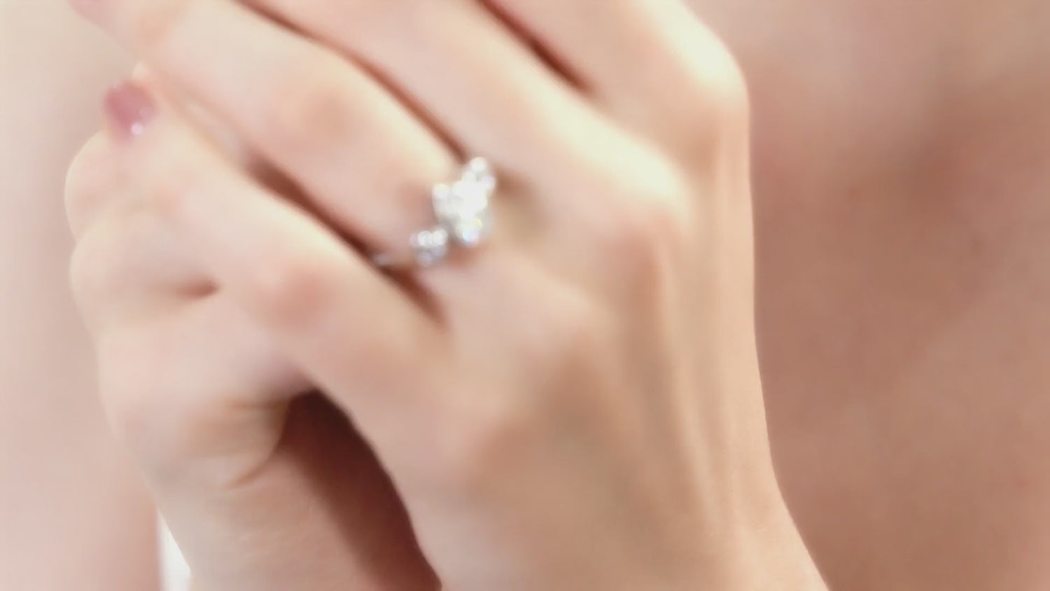 3-Stone 1.3ct Pear CZ Ring in Sterling Silver, 4 of 9