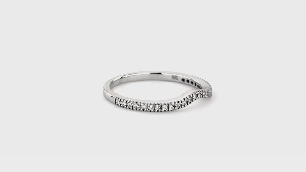 Wishbone Woven 1.3ct CZ Ring Set in Sterling Silver, 3 of 16