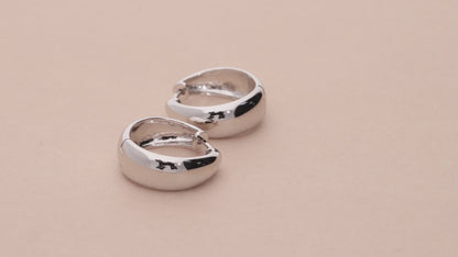 Dome Hoop Earrings