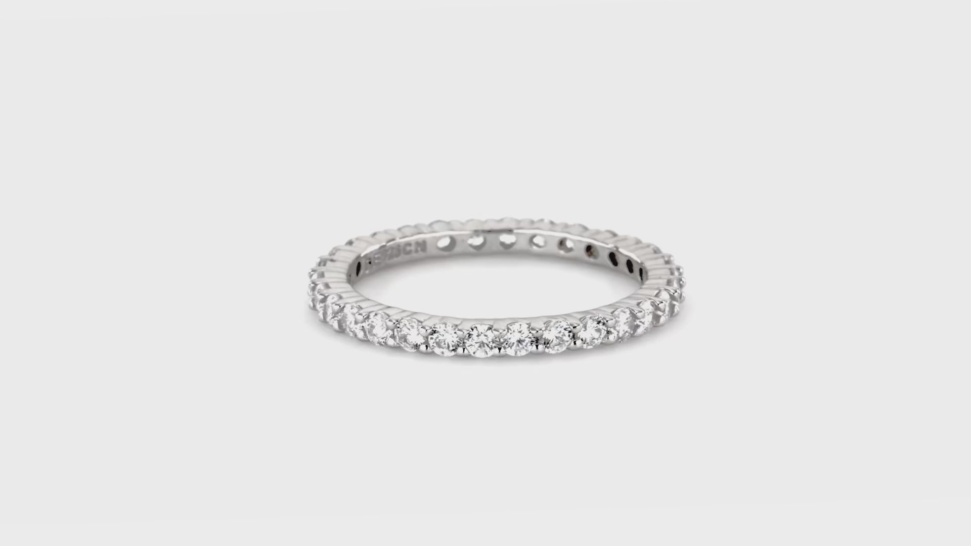 Video Contains CZ Stackable Ring Set in Sterling Silver. Style Number VR634-02