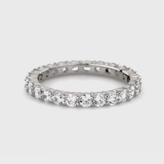 Video Contains Bubble CZ Stackable Ring Set in Sterling Silver. Style Number VR649-01